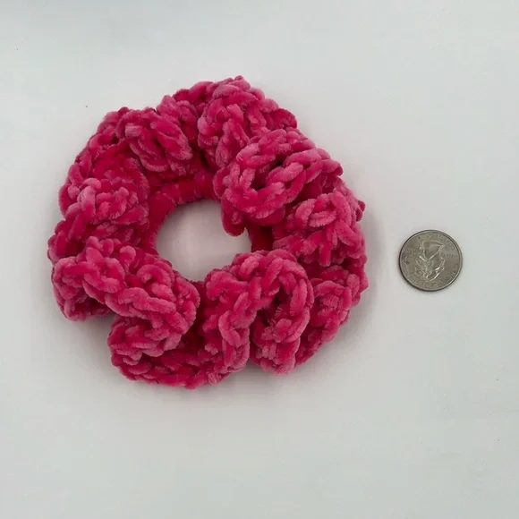 More you bid the more you get!Oversized Scrunchies Hair Ties Crochet Handmade - Picture 15 of 16